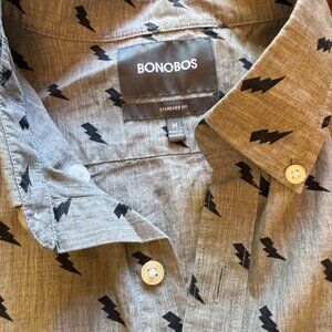 Bonobos Men's Standard Fit Shirt with Lightning Bolts | Medium